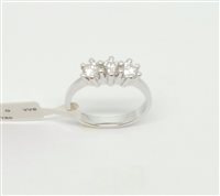 Anello Lorenza Gioielli Donna Trilogy in Oro bianco Diamante 0.71 Ct AN979882-15 - AN979882-15